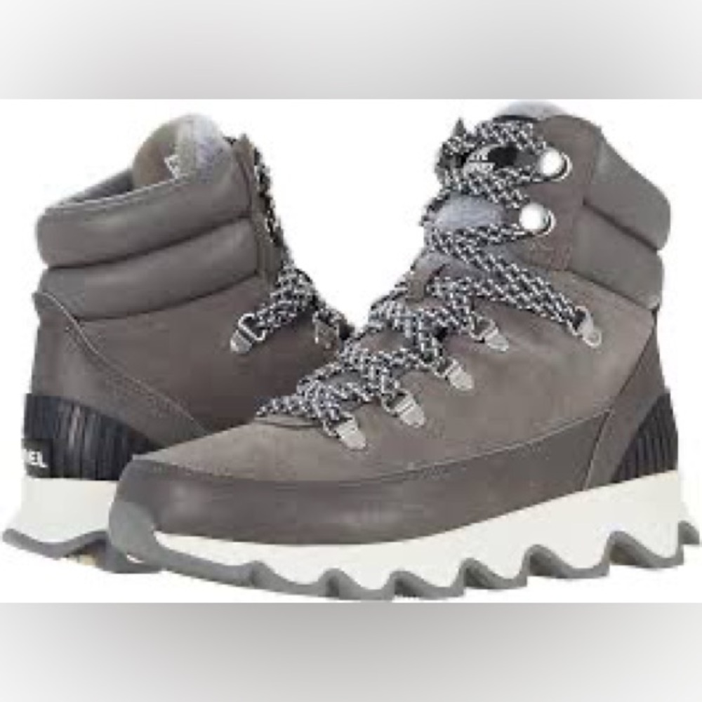 Sorel Gray Ankle Boots